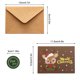 thumbnail image 2 of Tarjetas de felicitación de papel Toystoory 10 piezas con dibujos animados Navidad con sobres para niños, 2 of 6
