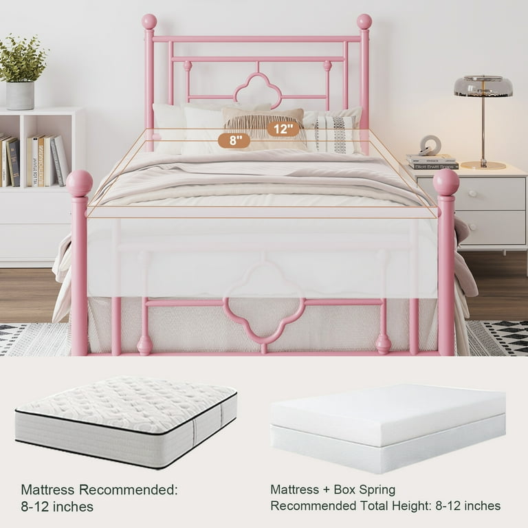 ◆つむぎ◆ Amazon.com: HOMBCK Full Bed Frame with Headboard, Linen