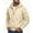 Beige, variant on GERsome Men's Zip Up Hooded Sweatshirt Drawstring Long Sleeve Casual Jacket with Pockets Solid Color