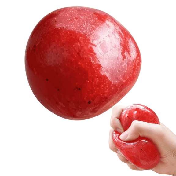 Slushy Watermelon Squeeze Toys, Watermelon Fruit Slush Stress Ball for Adults (1 PCS)