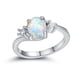 thumbnail image 5 of Anillo de plata Minnieouse para mujer con diamantes de imitación, 5 of 6