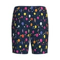 thumbnail image 2 of Lsque Colored Balloons Mens Sleep Pajama Shorts,Short Pajama Pants, Cotton Ultra-Soft Knit-Small, 2 of 9