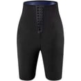 thumbnail image 1 of Pantalones deportivos de mujer, pantalones ajustados de cintura alta para yoga, pantalones capri con botonadura revestida, pantalones que levantan la cadera y reducen el abdomen, 1 of 5
