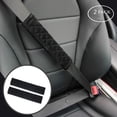 thumbnail image 3 of Almohadilla para cinturón de seguridad Amooca Soft para coche, 2 unidades, negra, 3 of 7