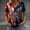 Red A, variant on Womens American Flag T Shirt Summer Trendy USA Star Stripes Independence Day V Neck Short Sleeve Casual Patriotic Tees Shirt Womens Vacation Outfits Red J L