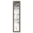 thumbnail image 2 of ArtToFrames 8" x 42" Aged White Gold Picture Frame, 8x42 inch Silver Wood Poster Frame (WOM-2036),  Pack, 2 of 7