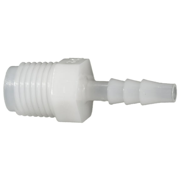 3/16" x 1/4MIP Nylon Plastic Hose Barbs HBN-062 (8 pcs.)