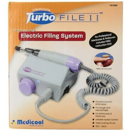 Medicool Turbo File II Professional Electric Mani and Pedi Nail Filing