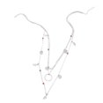 thumbnail image 1 of Collier pour Femmes Tendance Multi-Couches Charmant Aguichant Idée Cadeau, 1 of 2