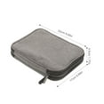 thumbnail image 2 of Raindrops 52Set Knitting Needles Storage Case Grey Oxford Cloth for Knitting and Crochet Hooks Holder Travel, 2 of 8