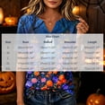 thumbnail image 4 of Stamzod Short Sleeve Tops for Women V Neck Graphic T Shirts Dressy Casual Blouses 2026 Halloween Women's Clothing, 4 of 9