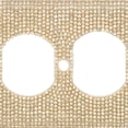 thumbnail image 3 of FENGGUIQU 2Ud Cubiertas De Decorativas Doradas Con Diamantes De Imitación Para Pared Hogar, 3 of 6