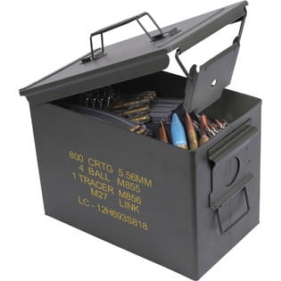 Fat .50 Cal Military Ammo Can - Walmart.com - Walmart.com