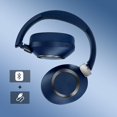 thumbnail image 5 of EAORUL Auriculares inalámbricos Bluetooth con cancelación activa de ruido - Tiempo de reproducción de 100 horas, graves profundos, viajes (azul), 5 of 5