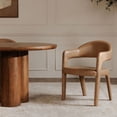 thumbnail image 6 of Moe's Home Collection Martens Dining Chair Leather Brown, 6 of 8