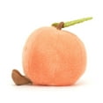 thumbnail image 3 of Jellycat Amuseables Peach Ultra Soft Realistic Fruit Plush for Stress Relief, Collectible Home Decor, Desk Companion - Soft Peach Design Food Drink - Amuseables Peach, 3 of 4