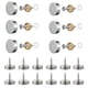 thumbnail image 1 of Tornillos decorativos para espejo JM 20 juegos de latón 12 mm con arandelas de tapa decorativas, 1 of 5