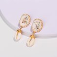 thumbnail image 4 of Womens Earrings Fashion Creative Natural Shell Stud Earrings Jewelry Earrings, 4 of 10