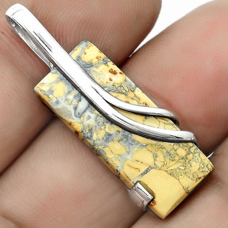 Natural Maligano Jasper - Indonesia 925 Sterling Silver Pendant Jewelry P-1165 SDP123721