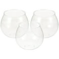 thumbnail image 1 of WHAMVOX 3Pcs Fish Tank Plastic Round Bowl Aquarium for Plant Growers Home Use, 1 of 8