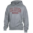 thumbnail image 2 of Men's Comfort Wash  Gray Texas Southern Tigers Lightweight Fleece Pullover Hoodie, 2 of 3