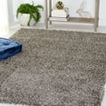 thumbnail image 2 of SAFAVIEH Hudson Shag Jacques Solid Area Rug, Grey, 4' x 6', 2 of 8