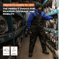 thumbnail image 5 of RefrigiWear ComfortGuard High Bib Overalls - -10°F Comfort, Insulated, Water-Repellent, Durable, Workwear for Cold Weather Protection, 5 of 7