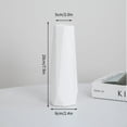 thumbnail image 3 of Home Decoration Fashion Diamond Design Imitation Ceramic Nordic Style Flower Arrangement Flower Pot Plastic Flower Vase WHITE, 3 of 8