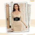 thumbnail image 4 of WHIPPY Women Corset Belt Elastic Waspie Wide Waist Belts for Dresses, 4 of 10