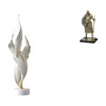 thumbnail image 1 of Escultura De Caballero De Plumas, Estatua Moderna De Resina, Colección De Arte, Artesanía, Adorno De Escritorio, Figura Decorativa Para Chimenea, Gabinete De Oficina, Entrada, Sala De Estar,, 1 of 8
