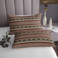 thumbnail image 3 of Erosebridal Boho Aztec Bedspread Sets Queen Size, Tribal Coverlet Set Queen, Triangle Geometry Bed Set, Super Cozy Bedroom Decorative, 3 Pieces, 3 of 6