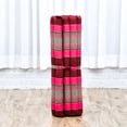 thumbnail image 2 of Leewadee Zabuton Seating Cushion – Square Floor Seat for Meditation Exercises, Light Yoga Mat Filled with Kapok, 28 x 28 inches, Auburn Pink, 2 of 7