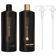 Sebastian Dark Oil Lightweight Shampoo & Conditioner 33.8 oz -2pumps