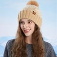 thumbnail image 4 of Wensltd Winter Warm Hats for Women Gray Thick Fleece Lined Soft Warm Cap for Snow Cold Weather Outdoor, 4 of 4