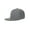 Charcoal, variant on New Solid Flatbill Snapback hat - Royal Blue