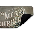 thumbnail image 2 of Stupell Industries Vintage Merry Christmas Greeting Printed Anti-Fatigue Floor Mat, design by Kim Allen, 30"x18", 2 of 9