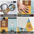 thumbnail image 2 of Cute Doggie Rugs Washable Cover Floor Rug Carpets Home Decorations for Bathroom Kitchen Bedroom Indoor 31.5x20 inch, 2 of 6