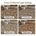 thumbnail image 4 of ODIKA 2'x3' Beige Copper Ember Geometric Triangle Washable Accent Rug Modern Abstract Tessellated Mosaic Design With Angular Blocks And Diagonal for Bedroom, Nursery, RV, Pet Friendly, Bedside Mat, 4 of 4