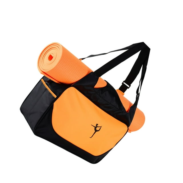 Guardoinrt Sturdy And Durable Sports Bag For All Yoga Accessories Large Capacity Orange color 1Set