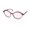 pink / burgundy, variant on KOALI 20122K EYEGLASS FRAME/GLASSES HANDMADE ACETATE COLORFUL AVANT-GARDE DESIGN