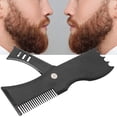 thumbnail image 1 of Beard Shaper, Men's Beard Shaping Template 360 Rotated Beard Styling Tool for Trimming Hairline Neckline Goatee Beard Shaping Tools Men Beard Care Grooming Kit Beard Guide Shaper, 1 of 8