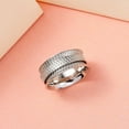 thumbnail image 2 of 925 Sterling Silver Ring for Women Size 10 Birthday Christmas Gifts, 2 of 8