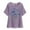 Purple, variant on DDAPJ pyju Cotton Linen Tops for Women Dressy Casual Floral Blouse Loose Comfy Round Neck Short Sleeve T Shirt Limited Time Sales Black XXL