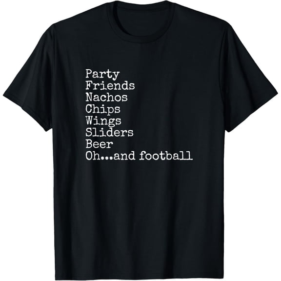 Bowl Game Super Party Foodie Beer T-Shirt