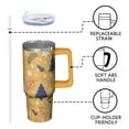 thumbnail image 3 of Green 30oz Xmas Tumbler with Lid and Straw, Christmas Tree Stainless Steel Insulated Cup Holiday Gift, 3 of 5