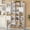 White, variant on 70.8" H Modular Storage Organizer with Fabric Drawers 24 Cube White Bookcase Room Divider Individual