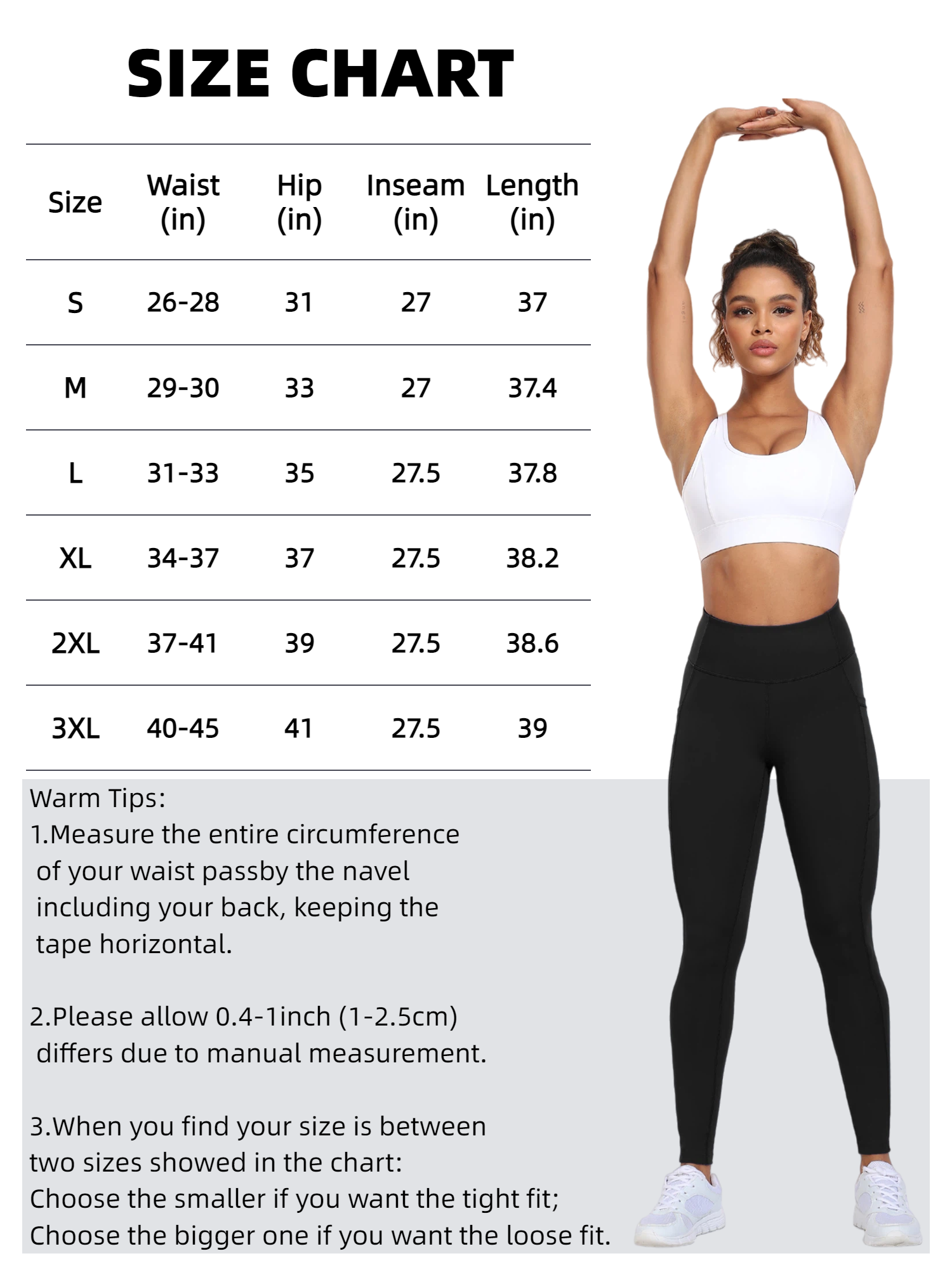 Neleus Women's High Waist Ankle Yoga Leggings, Black photo 5