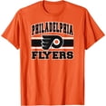 thumbnail image 1 of Philadelphia Flyers Stripe Orange Officially Licensed T-Shirt - Black - 3XL, 1 of 4