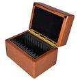 thumbnail image 1 of Caja de almacenamiento para monedas Guardhouse acabado teca para 10 monedas, 1 of 8