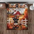 thumbnail image 4 of Thanksgiving French Bulldog Pilgrim Grateful, Thankful, Blessed Fall Welcome Quilt Bedding Set Dog Lover Gifts 1 Blanket Bed Cover 2 Pillowcases - 00021, 4 of 5